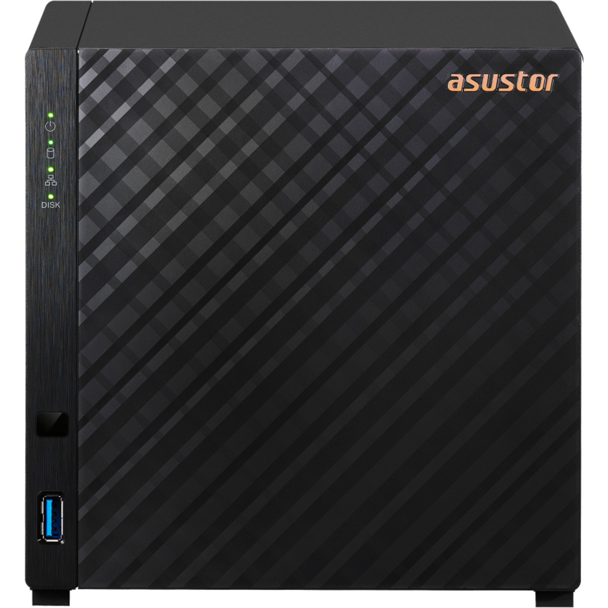 ASUSTOR DRIVESTOR 4 AS1104T 1tb 4-Bay Desktop Personal / Basic Home / Small Office NAS - Network Attached Storage Device 2x500gb Sandisk Ultra 3D SDSSDH3-500G 2.5 560/520MB/s SATA 6Gb/s SSD CONSUMER Class Drives Installed - Burn-In Tested DRIVESTOR 4 AS1104T
