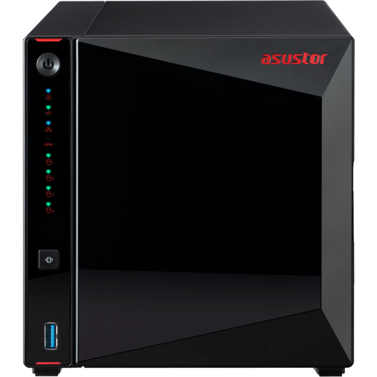 ASUSTOR AS5304T Nimbustor 24tb 4-Bay Desktop Multimedia / Power User / Business NAS - Network Attached Storage Device 4x6tb Seagate IronWolf ST6000VN006 3.5 5400rpm SATA 6Gb/s HDD NAS Class Drives Installed - Burn-In Tested - FREE RAM UPGRADE AS5304T Nimbustor