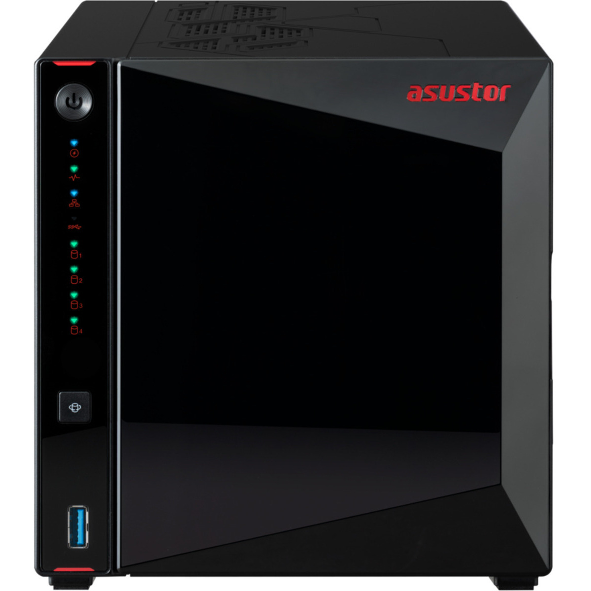 ASUSTOR Nimbustor 4 Gen2 AS5404T 32tb 4-Bay Desktop Multimedia / Power User / Business NAS - Network Attached Storage Device 4x8tb Western Digital Red Plus WD80EFPX 3.5 7200rpm SATA 6Gb/s HDD NAS Class Drives Installed - Burn-In Tested - FREE RAM UPGRADE Nimbustor 4 Gen2 AS5404T