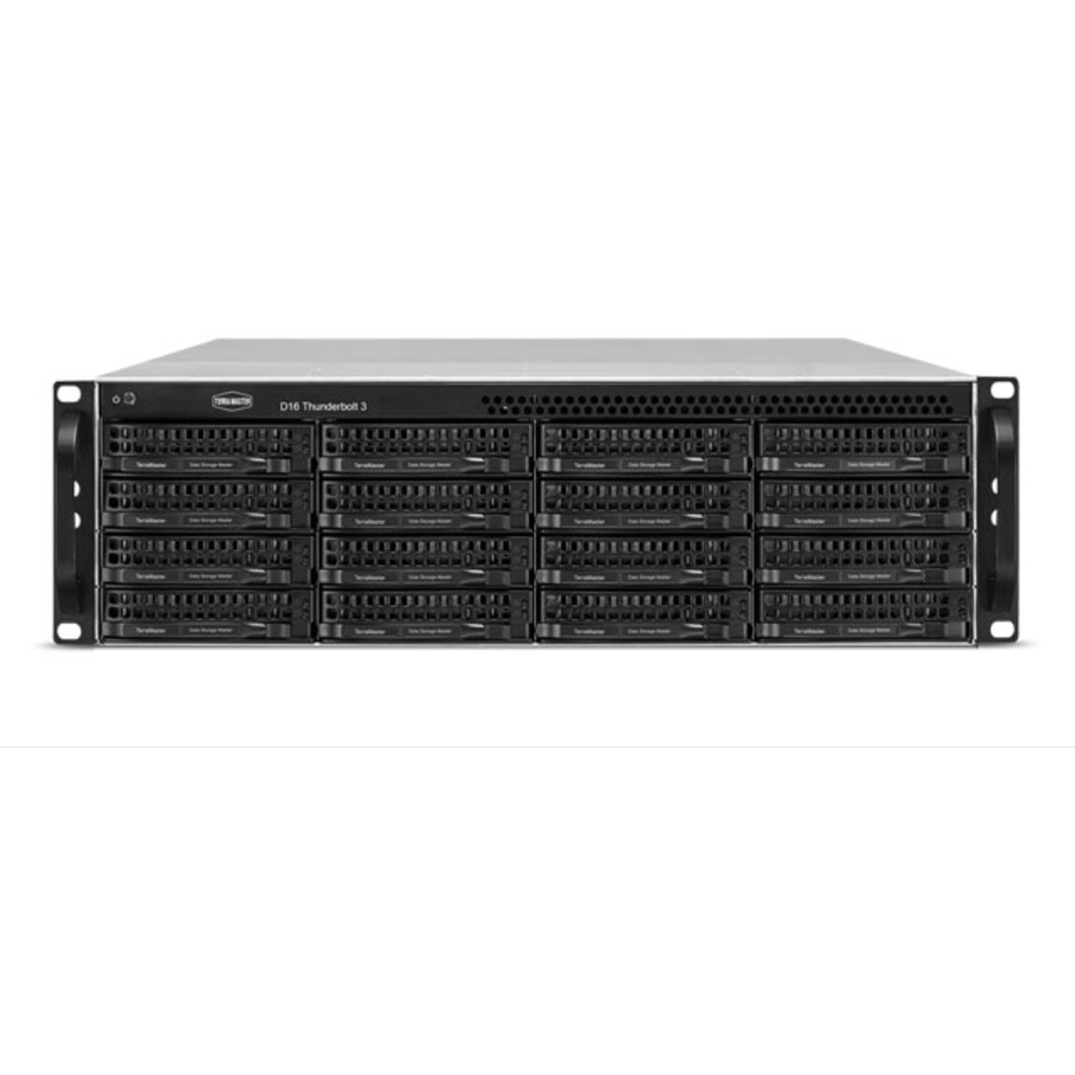 TerraMaster D16 Thunderbolt 3 22tb 16-Bay RackMount Multimedia / Power User / Business DAS - Direct Attached Storage Device 11x2tb Crucial MX500 CT2000MX500SSD1 2.5 560/510MB/s SATA 6Gb/s SSD CONSUMER Class Drives Installed - Burn-In Tested D16 Thunderbolt 3