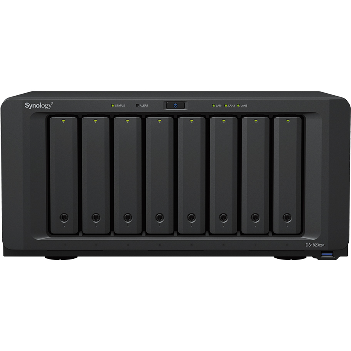 Synology DiskStation DS1823xs+ 168tb 8-Bay Desktop Multimedia / Power User / Business NAS - Network Attached Storage Device 7x24tb Western Digital Gold WD241KRYZ 3.5 7200rpm SATA 6Gb/s HDD ENTERPRISE Class Drives Installed - Burn-In Tested DiskStation DS1823xs+