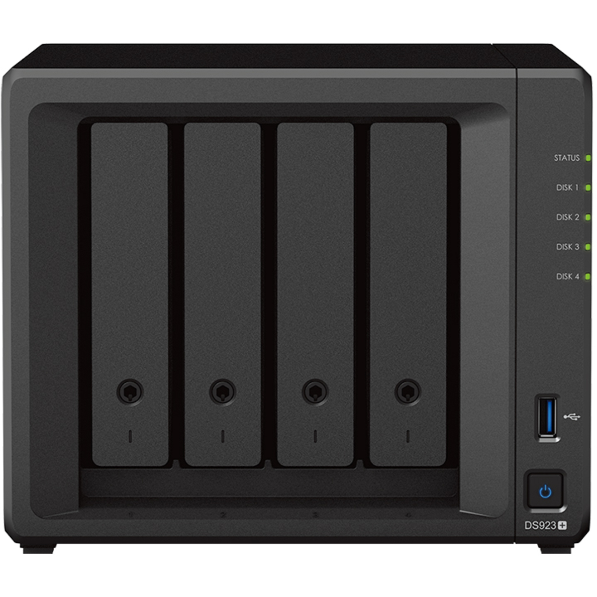 Synology DiskStation DS923+ 32tb 4-Bay Desktop Multimedia / Power User / Business NAS - Network Attached Storage Device 4x8tb Samsung 870 QVO MZ-77Q8T0 2.5 560/530MB/s SATA 6Gb/s SSD CONSUMER Class Drives Installed - Burn-In Tested - FREE RAM UPGRADE DiskStation DS923+