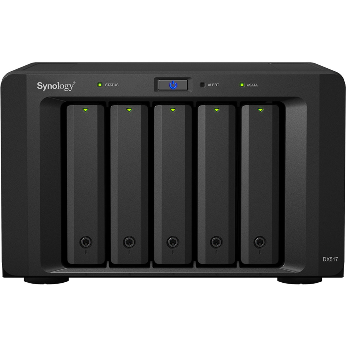 Synology DX517 External Expansion Drive 3tb 5-Bay Desktop Multimedia / Power User / Business Expansion Enclosure 3x1tb Western Digital Red SA500 WDS100T1R0A 2.5 560/530MB/s SATA 6Gb/s SSD NAS Class Drives Installed - Burn-In Tested DX517 External Expansion Drive