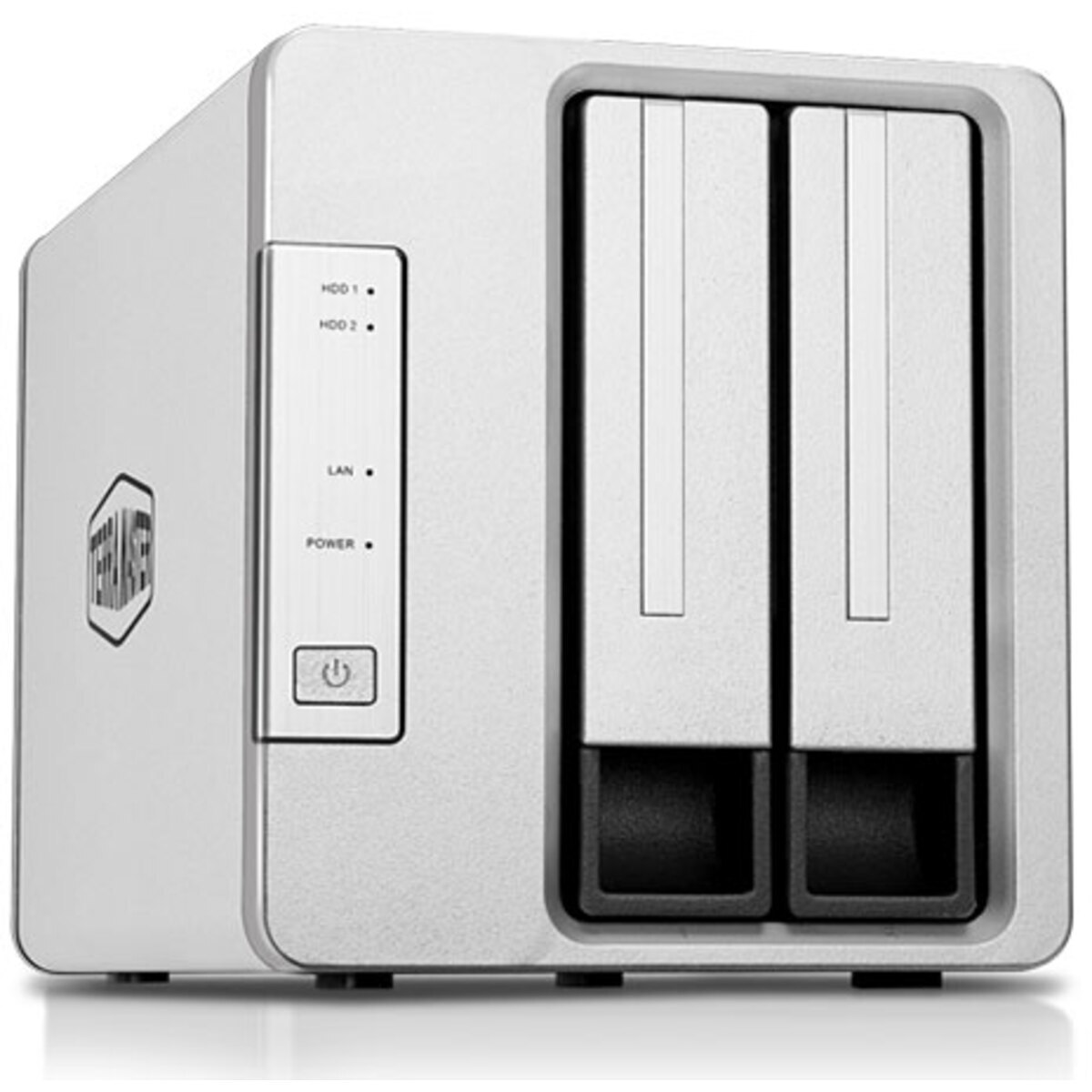 TerraMaster F2-223 44tb 2-Bay Desktop Personal / Basic Home / Small Office NAS - Network Attached Storage Device 2x22tb Seagate IronWolf Pro ST22000NT001 3.5 7200rpm SATA 6Gb/s HDD NAS Class Drives Installed - Burn-In Tested - FREE RAM UPGRADE F2-223