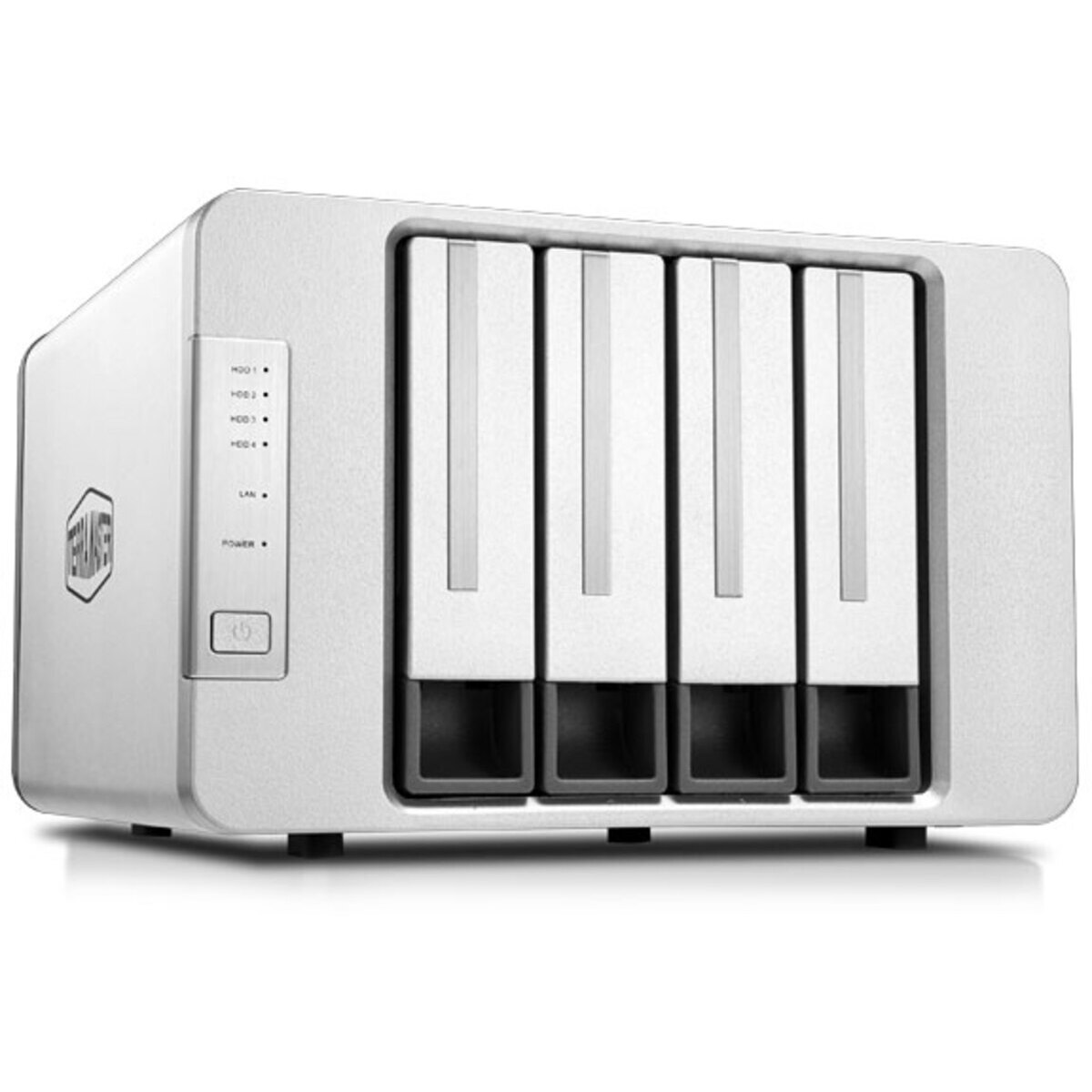 TerraMaster F4-223 20tb 4-Bay Desktop Personal / Basic Home / Small Office NAS - Network Attached Storage Device 2x10tb Western Digital Gold WD102KRYZ 3.5 7200rpm SATA 6Gb/s HDD ENTERPRISE Class Drives Installed - Burn-In Tested - FREE RAM UPGRADE F4-223