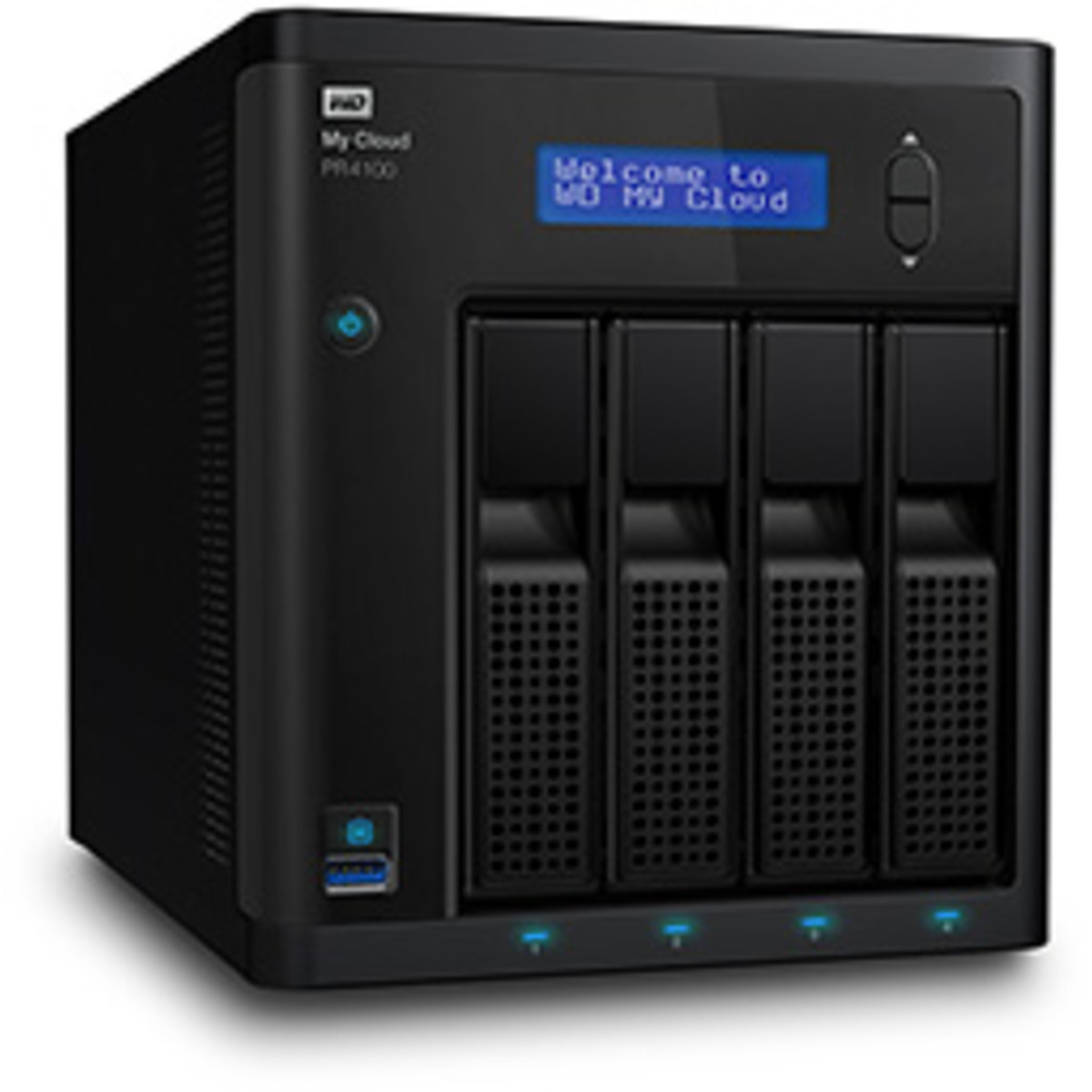 Western Digital My Cloud Pro PR4100 32tb 4-Bay Desktop Multimedia / Power User / Business NAS - Network Attached Storage Device 4x8tb Western Digital Red Plus WD80EFPX 3.5 7200rpm SATA 6Gb/s HDD NAS Class Drives Installed - Burn-In Tested My Cloud Pro PR4100