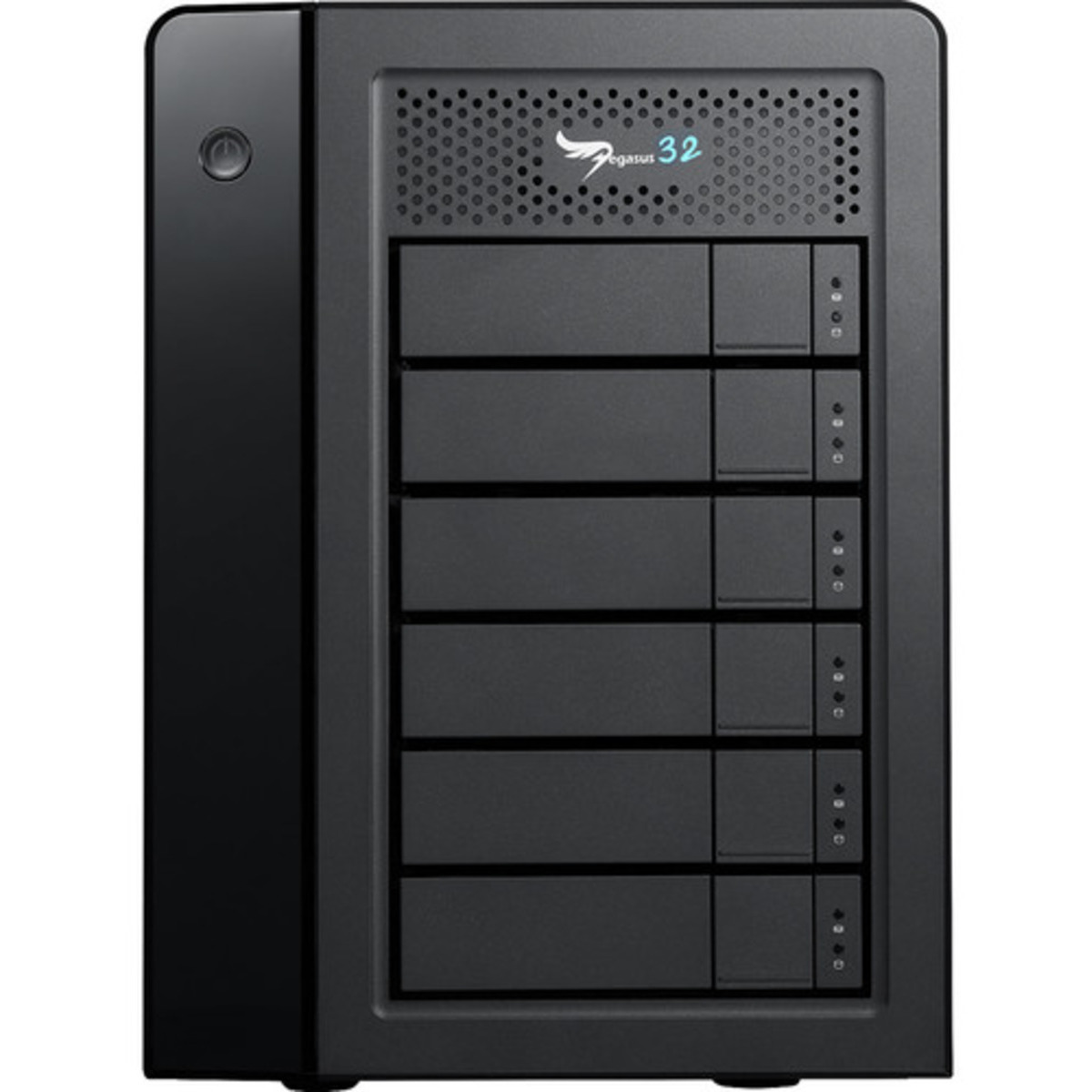 Promise Technology Pegasus32 R6 Thunderbolt 3 16tb 6-Bay Desktop Multimedia / Power User / Business DAS - Direct Attached Storage Device 4x4tb Sandisk Ultra 3D SDSSDH3-4T00 2.5 560/520MB/s SATA 6Gb/s SSD CONSUMER Class Drives Installed - Burn-In Tested Pegasus32 R6 Thunderbolt 3