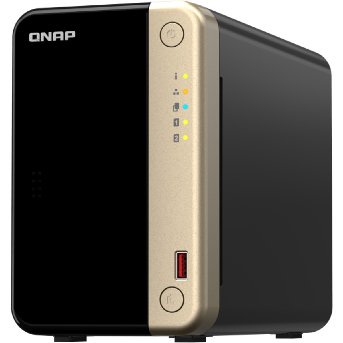 QNAP TS-264 16tb 2-Bay Desktop Multimedia / Power User / Business NAS - Network Attached Storage Device 2x8tb Seagate EXOS 7E10 ST8000NM017B 3.5 7200rpm SATA 6Gb/s HDD ENTERPRISE Class Drives Installed - Burn-In Tested - ON SALE TS-264