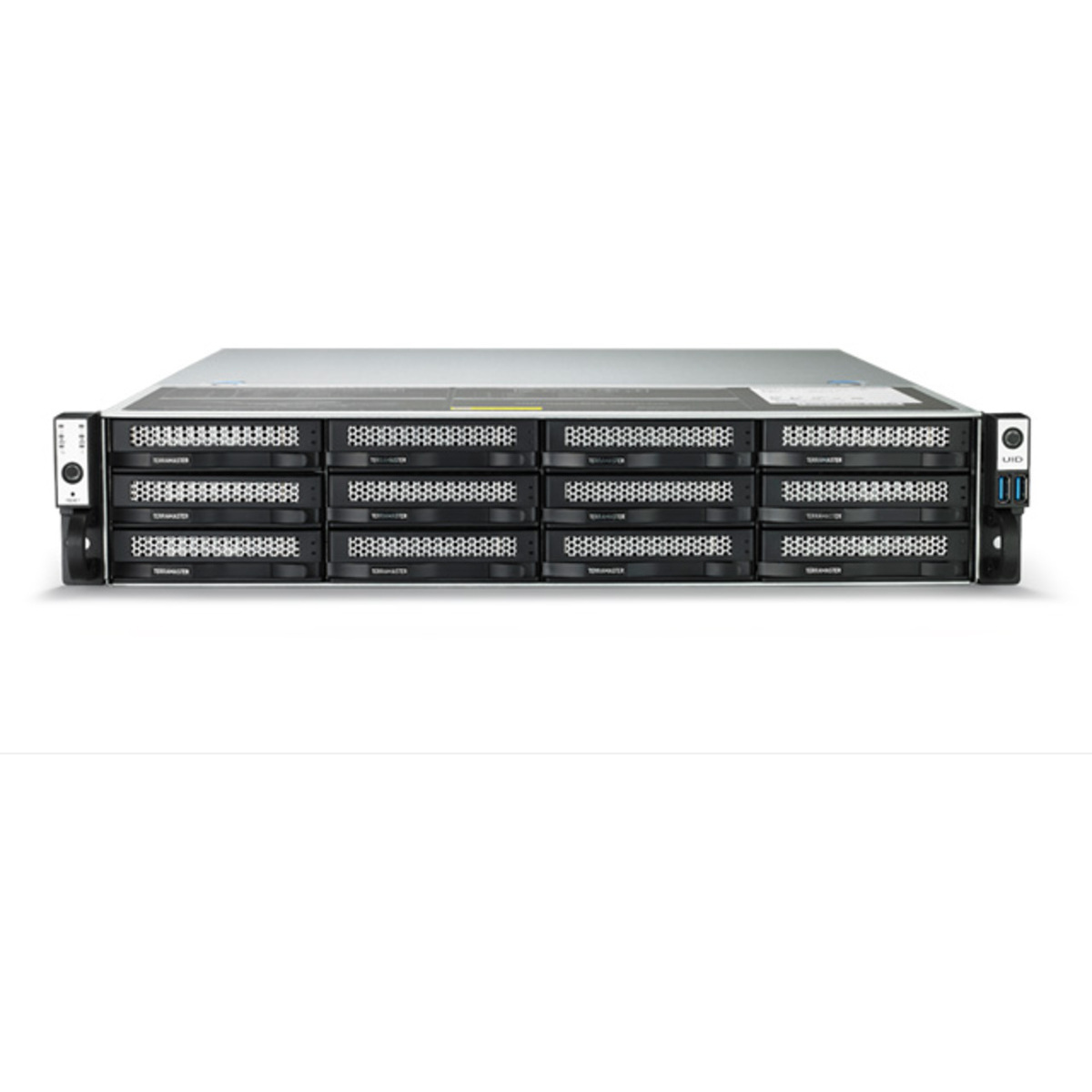 TerraMaster U12-722-2224 98tb 12-Bay RackMount Large Business / Enterprise NAS - Network Attached Storage Device 7x14tb Seagate IronWolf Pro ST14000NT001 3.5 7200rpm SATA 6Gb/s HDD NAS Class Drives Installed - Burn-In Tested U12-722-2224