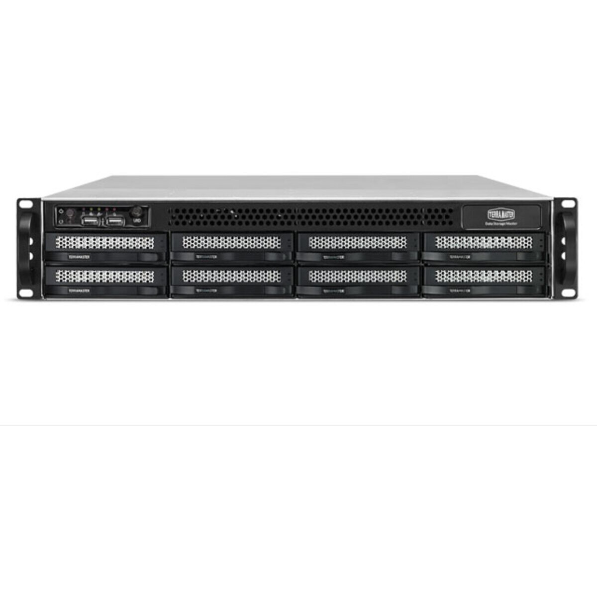 TerraMaster U8-522-9400 2tb 8-Bay RackMount Large Business / Enterprise NAS - Network Attached Storage Device 4x500gb Crucial MX500 CT500MX500SSD1 2.5 560/510MB/s SATA 6Gb/s SSD CONSUMER Class Drives Installed - Burn-In Tested U8-522-9400