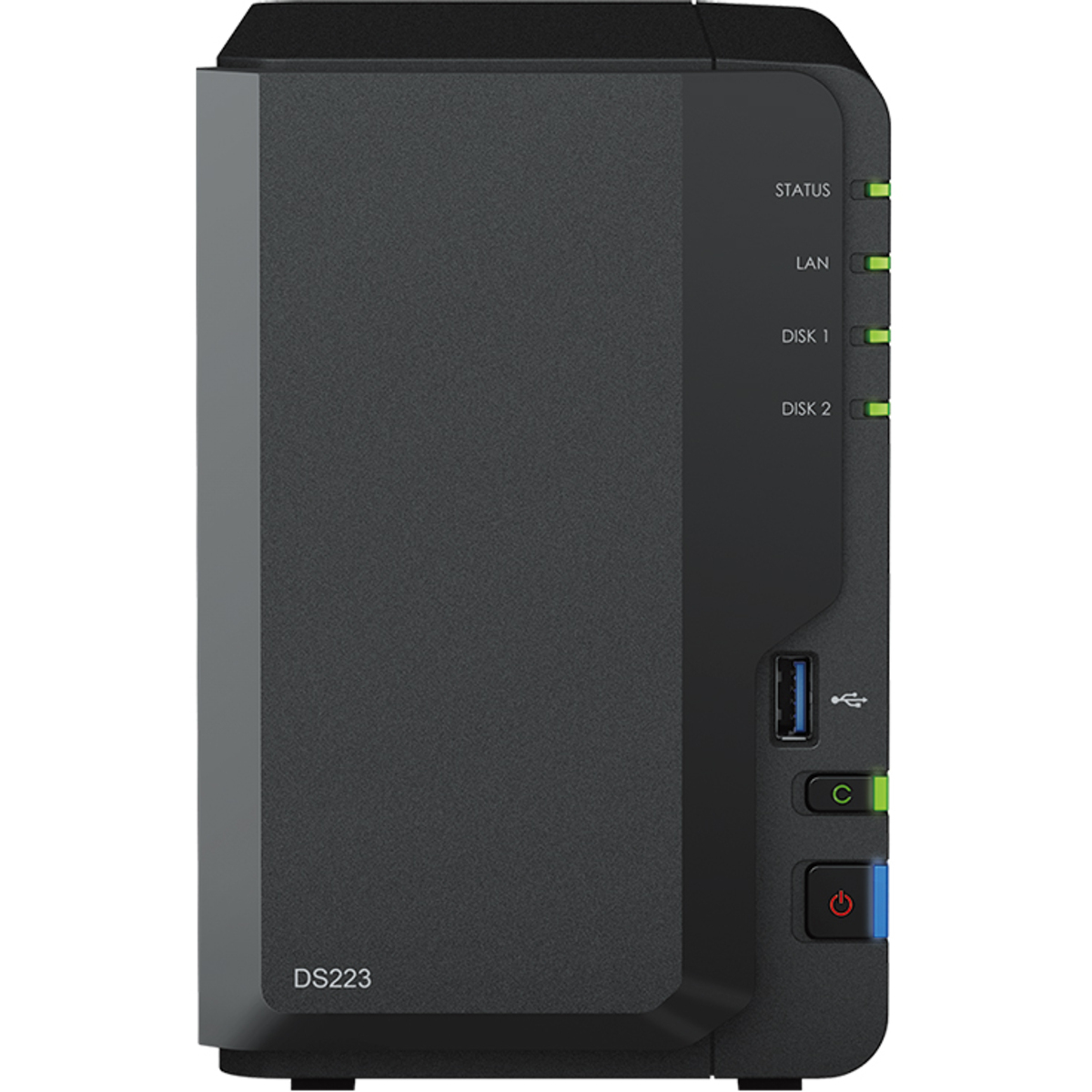 Synology DiskStation DS223 28tb 2-Bay Desktop Personal / Basic Home / Small Office NAS - Network Attached Storage Device 2x14tb Western Digital Ultrastar DC HC530 WUH721414ALE6L4 3.5 7200rpm SATA 6Gb/s HDD ENTERPRISE Class Drives Installed - Burn-In Tested DiskStation DS223