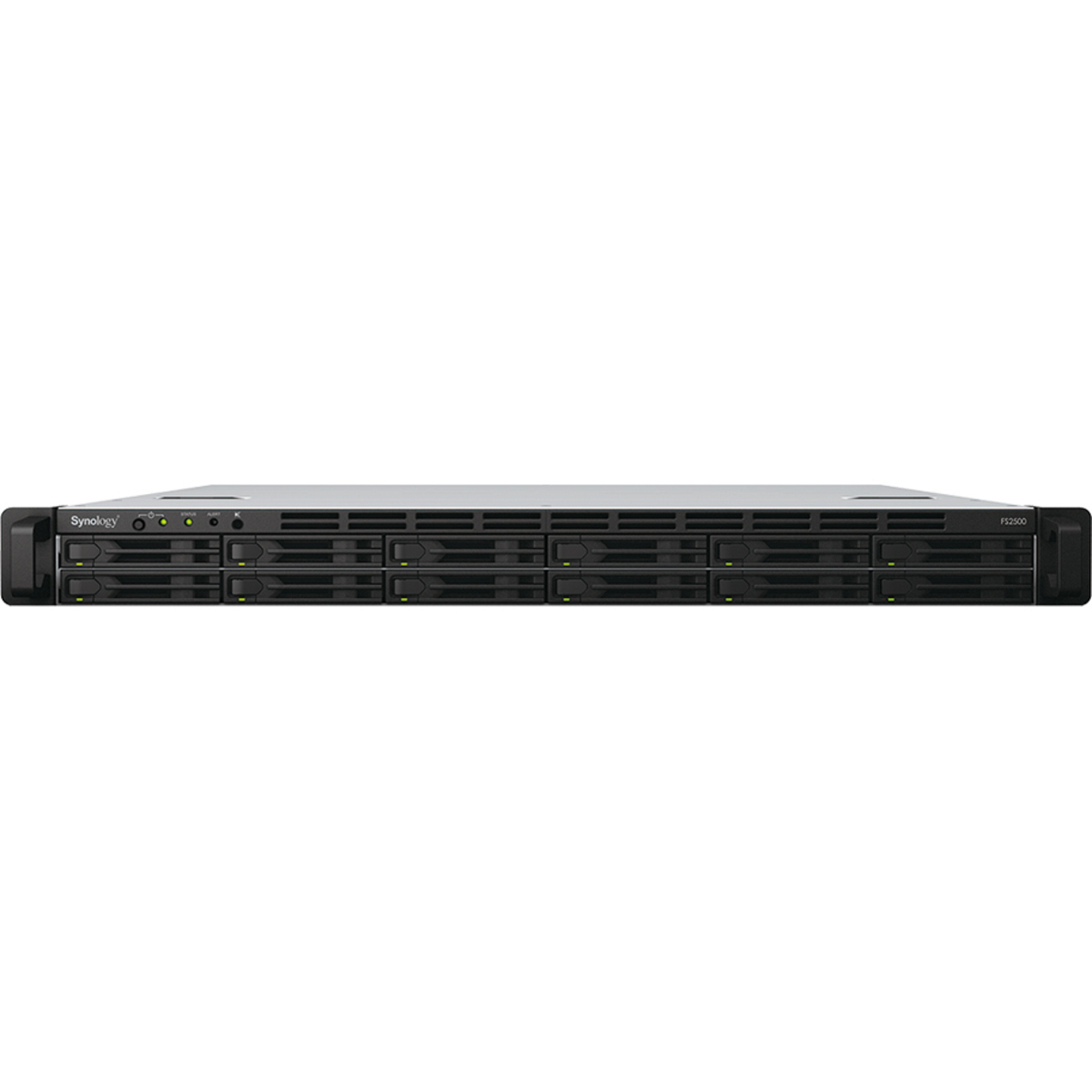 Synology FlashStation FS2500 80tb 12-Bay RackMount Large Business / Enterprise NAS - Network Attached Storage Device 10x8tb Samsung 870 QVO MZ-77Q8T0 2.5 560/530MB/s SATA 6Gb/s SSD CONSUMER Class Drives Installed - Burn-In Tested - FREE RAM UPGRADE FlashStation FS2500