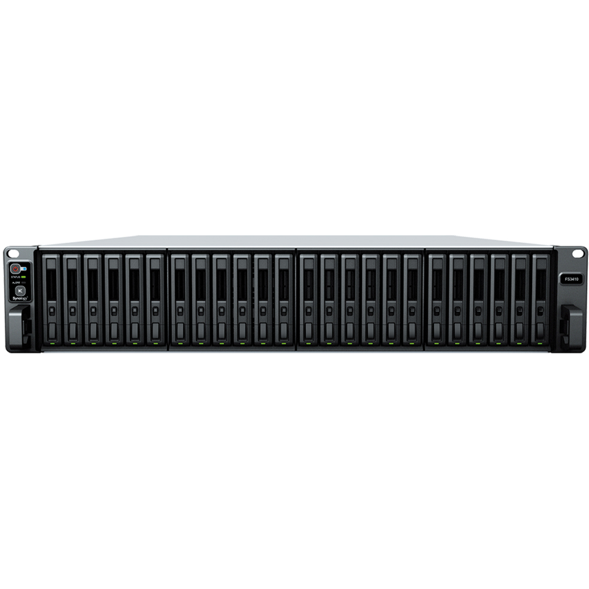 Synology FlashStation FS3410 9tb 24-Bay RackMount Large Business / Enterprise NAS - Network Attached Storage Device 18x500gb Sandisk Ultra 3D SDSSDH3-500G 2.5 560/520MB/s SATA 6Gb/s SSD CONSUMER Class Drives Installed - Burn-In Tested FlashStation FS3410