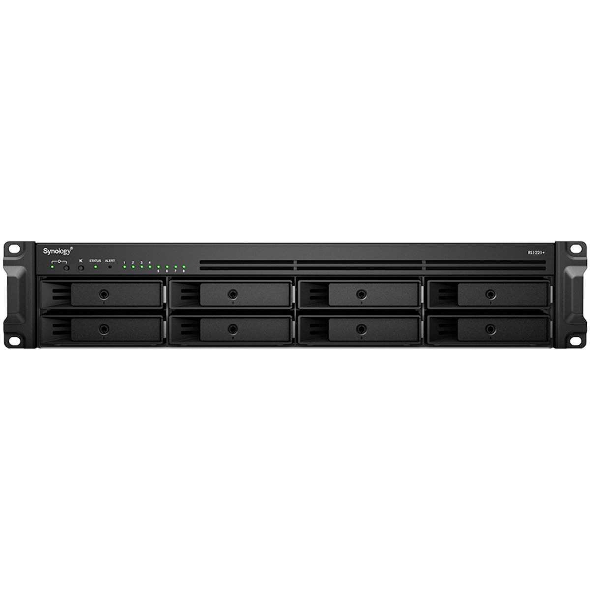 Synology RackStation RS1221+ 30tb 8-Bay RackMount Multimedia / Power User / Business NAS - Network Attached Storage Device 5x6tb Seagate BarraCuda ST6000DM003 3.5 5400rpm SATA 6Gb/s HDD CONSUMER Class Drives Installed - Burn-In Tested RackStation RS1221+