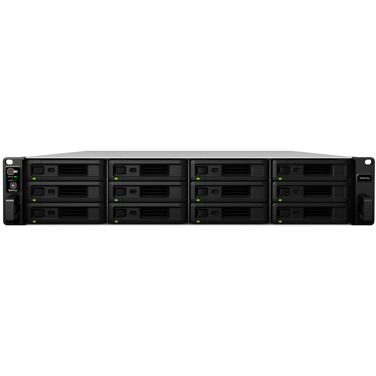 Synology RackStation RS3618xs 160tb 12-Bay RackMount Large Business / Enterprise NAS - Network Attached Storage Device 10x16tb Western Digital Red Pro WD161KFGX 3.5 7200rpm SATA 6Gb/s HDD NAS Class Drives Installed - Burn-In Tested RackStation RS3618xs