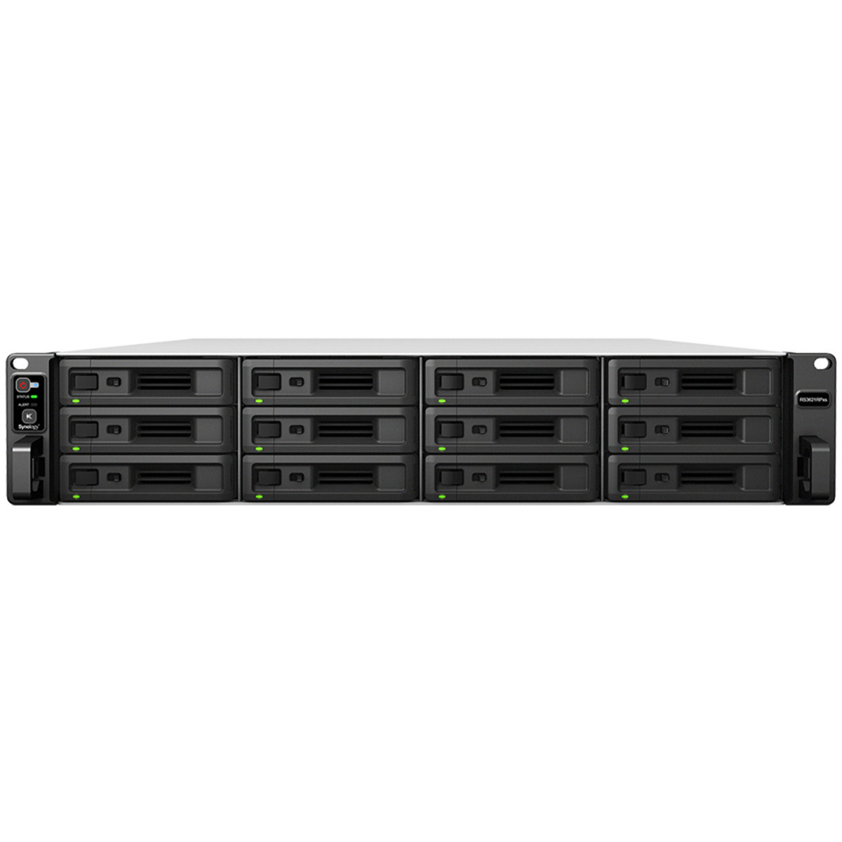 Synology RackStation RS3621RPxs 48tb 12-Bay RackMount Large Business / Enterprise NAS - Network Attached Storage Device 12x4tb Seagate EXOS 7E10 ST4000NM024B 3.5 7200rpm SATA 6Gb/s HDD ENTERPRISE Class Drives Installed - Burn-In Tested RackStation RS3621RPxs