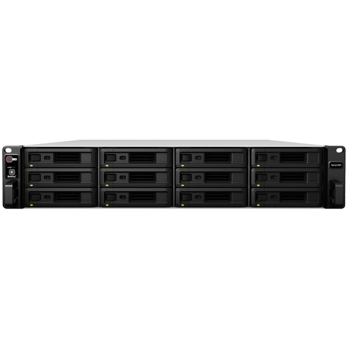 Synology RX1217 External Expansion Drive 24tb 12-Bay RackMount Large Business / Enterprise Expansion Enclosure 12x2tb Samsung 870 EVO MZ-77E2T0BAM 2.5 560/530MB/s SATA 6Gb/s SSD CONSUMER Class Drives Installed - Burn-In Tested RX1217 External Expansion Drive