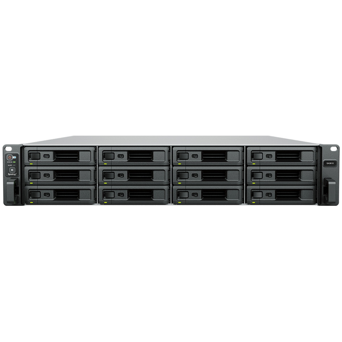 Synology RackStation SA3410 120tb 12-Bay RackMount Large Business / Enterprise NAS - Network Attached Storage Device 12x10tb Western Digital Red Plus WD101EFBX 3.5 7200rpm SATA 6Gb/s HDD NAS Class Drives Installed - Burn-In Tested RackStation SA3410