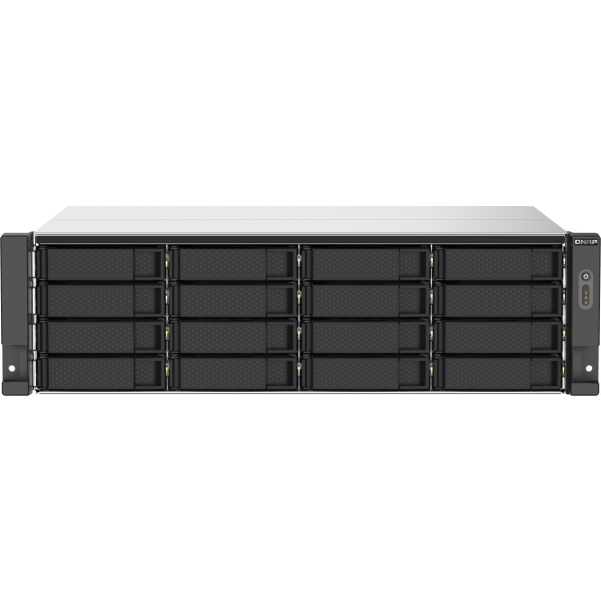 QNAP TS-1673AU-RP 192tb 16-Bay RackMount Multimedia / Power User / Business NAS - Network Attached Storage Device 16x12tb Seagate EXOS X18 ST12000NM000J 3.5 7200rpm SATA 6Gb/s HDD ENTERPRISE Class Drives Installed - Burn-In Tested - FREE RAM UPGRADE TS-1673AU-RP
