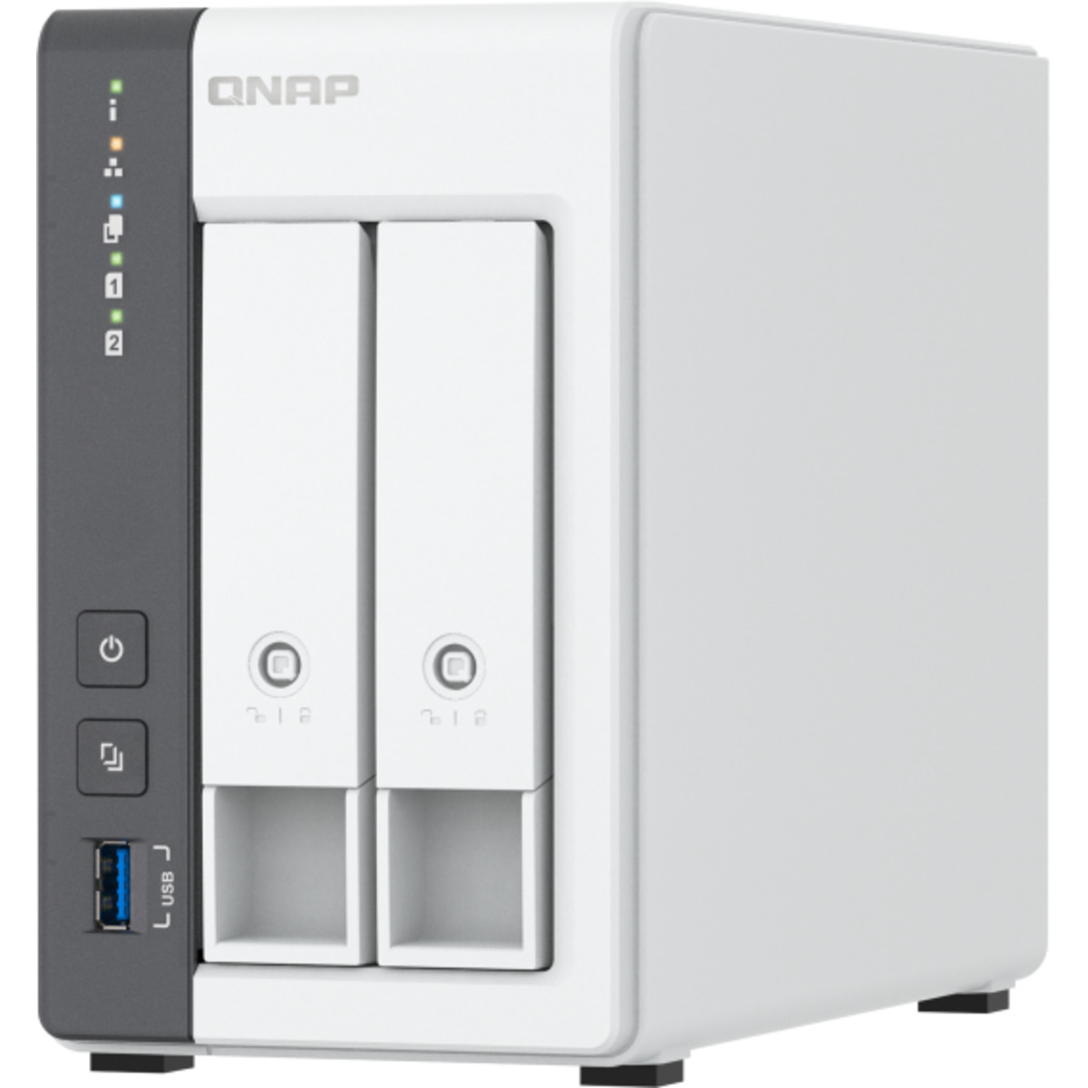 QNAP TS-216G 2tb 2-Bay Desktop Personal / Basic Home / Small Office NAS - Network Attached Storage Device 1x2tb Sandisk Ultra 3D SDSSDH3-2T00 2.5 560/520MB/s SATA 6Gb/s SSD CONSUMER Class Drives Installed - Burn-In Tested TS-216G