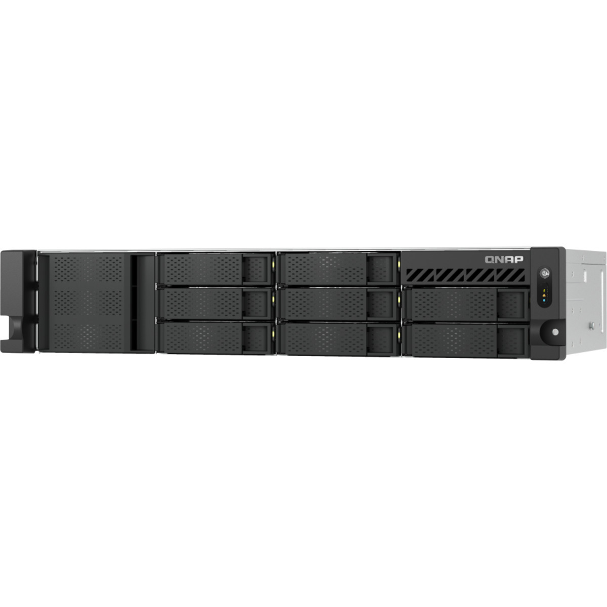 QNAP TS-855eU 56tb 8-Bay RackMount Multimedia / Power User / Business NAS - Network Attached Storage Device 4x14tb Seagate IronWolf Pro ST14000NT001 3.5 7200rpm SATA 6Gb/s HDD NAS Class Drives Installed - Burn-In Tested - FREE RAM UPGRADE TS-855eU