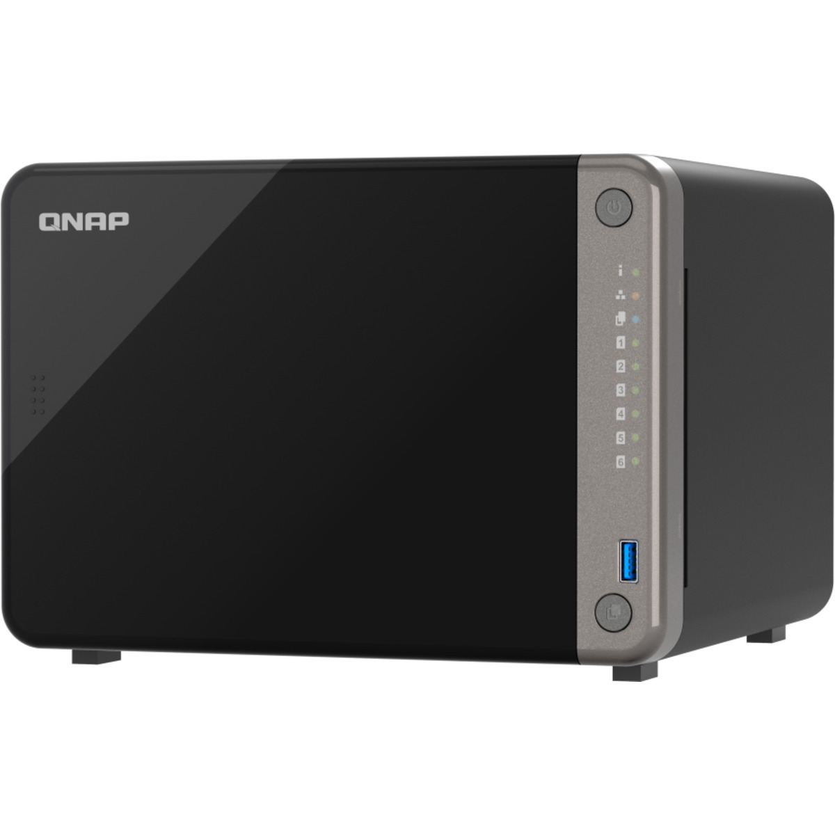 QNAP TS-AI642 8tb 6-Bay Desktop Multimedia / Power User / Business NAS - Network Attached Storage Device 4x2tb Seagate BarraCuda ST2000DM008 3.5 7200rpm SATA 6Gb/s HDD CONSUMER Class Drives Installed - Burn-In Tested TS-AI642