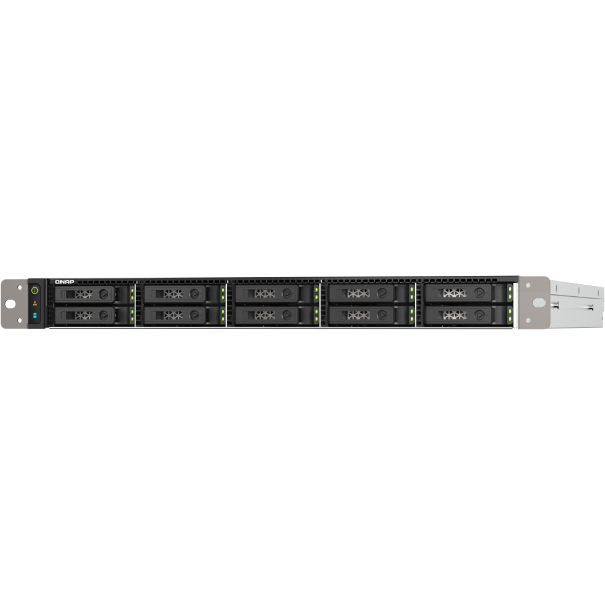 QNAP TS-h1090FU-7302P 14tb 10-Bay RackMount Large Business / Enterprise NAS - Network Attached Storage Device 7x2tb Western Digital Red SN700 WDS200T1R0C  3400/2900MB/s M.2 2280 NVMe SSD NAS Class Drives Installed - Burn-In Tested TS-h1090FU-7302P