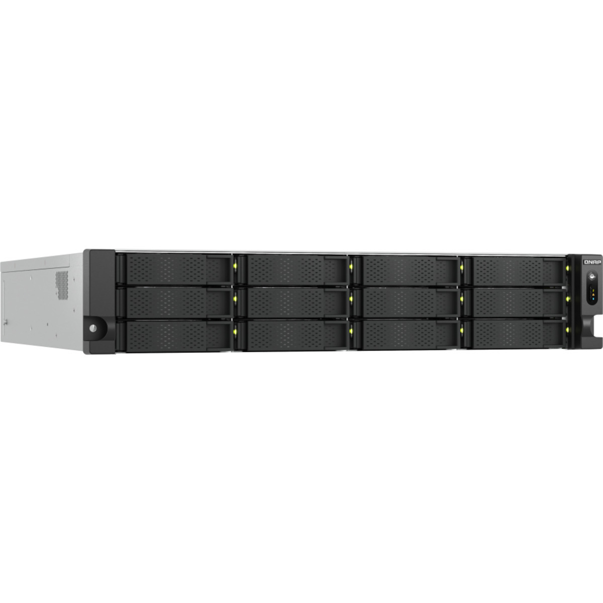 QNAP TS-h1277AXU-RP QUTS hero Ryzen 7 48tb 12-Bay RackMount Large Business / Enterprise NAS - Network Attached Storage Device 8x6tb Seagate IronWolf ST6000VN006 3.5 5400rpm SATA 6Gb/s HDD NAS Class Drives Installed - Burn-In Tested TS-h1277AXU-RP QUTS hero Ryzen 7